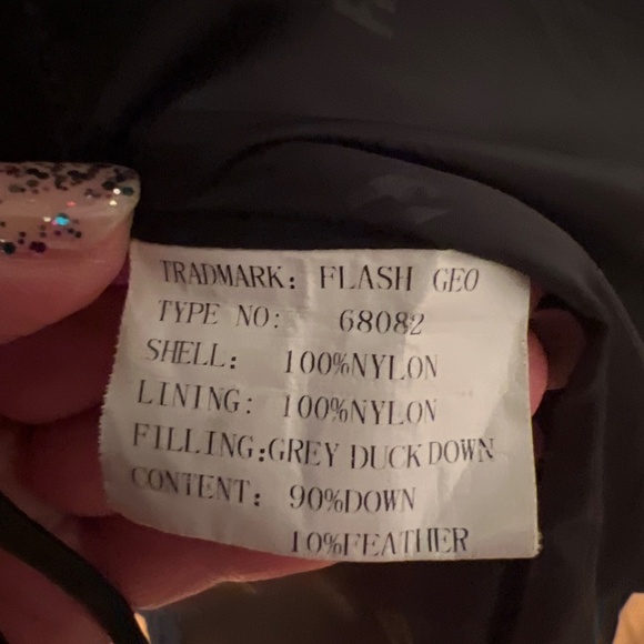 Flash Geo New York Duck Down Coat - EUC - Picture 15 of 16